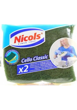 Губка кухонная целлюлозная Nicols Cello Classic, 2 шт
